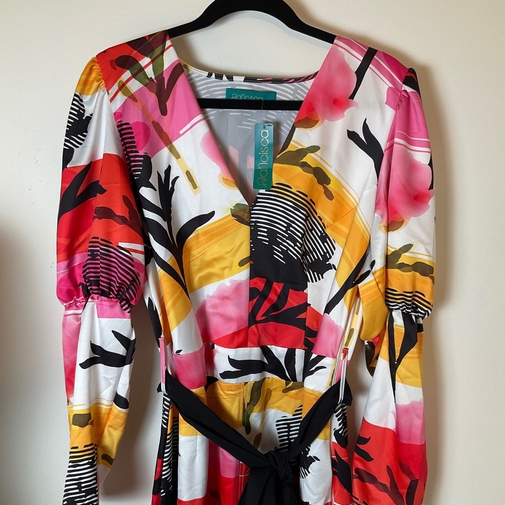 Francisca Amatista Maxi Dress | Long Sleeve | Abstract | NWT | Large - Picture 12 of 15